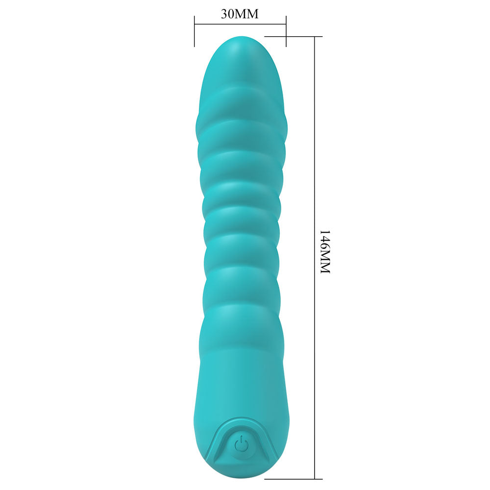Party Up Jaylei (Teal) – USB Rechargeable 14.6 cm Vibrator