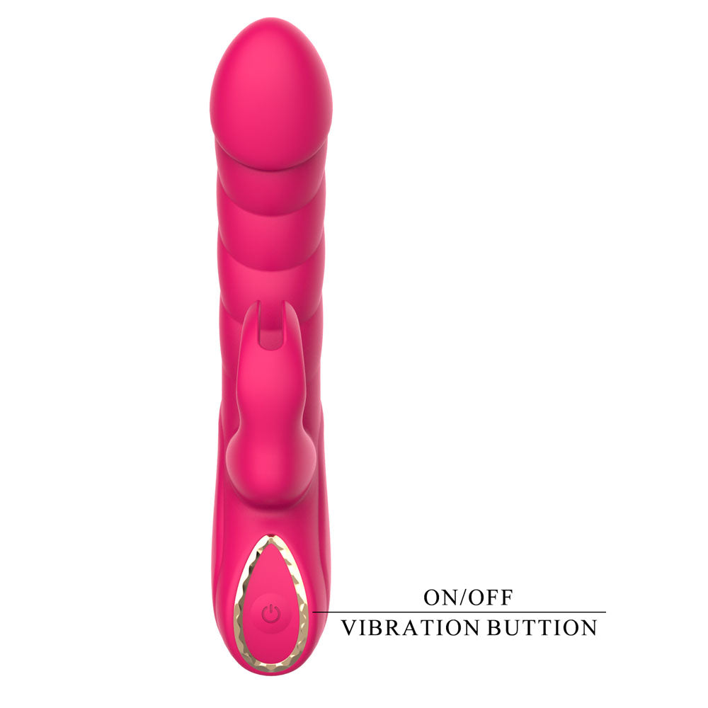 Party Up Monica – USB Rechargeable Waterproof 15.8 cm Rabbit Vibrator