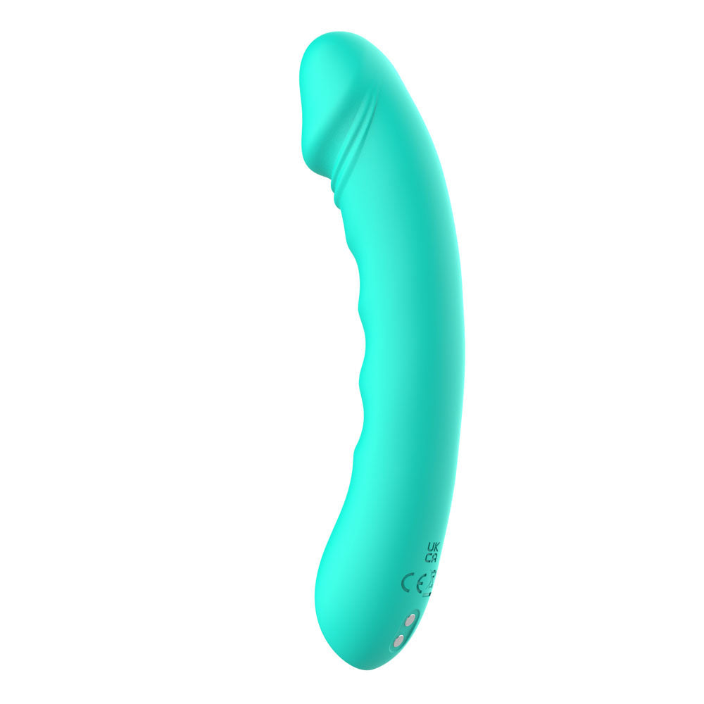 Party Up Niki (Teal) – USB Rechargeable 15.4 cm Vibrator