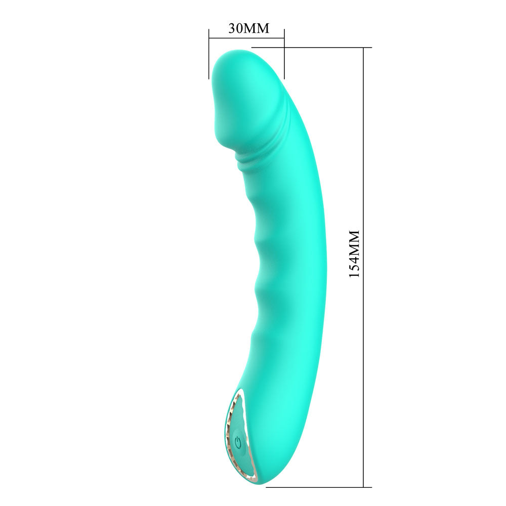 Party Up Niki (Teal) – USB Rechargeable 15.4 cm Vibrator