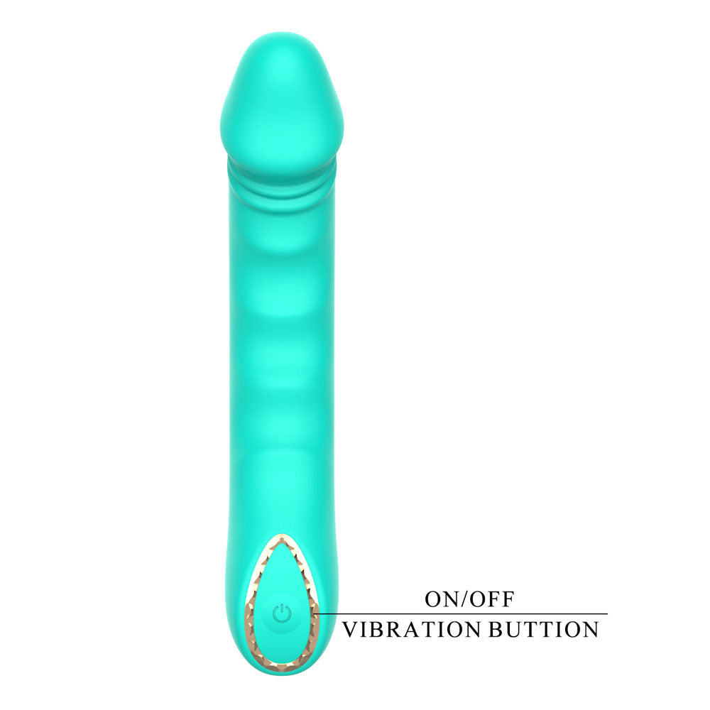 Party Up Niki (Teal) – USB Rechargeable 15.4 cm Vibrator