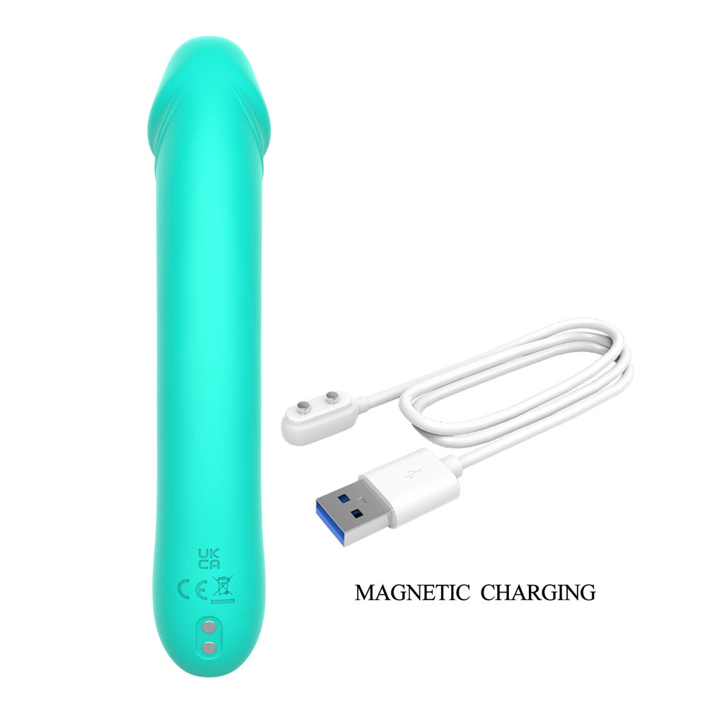 Party Up Niki (Teal) – USB Rechargeable 15.4 cm Vibrator