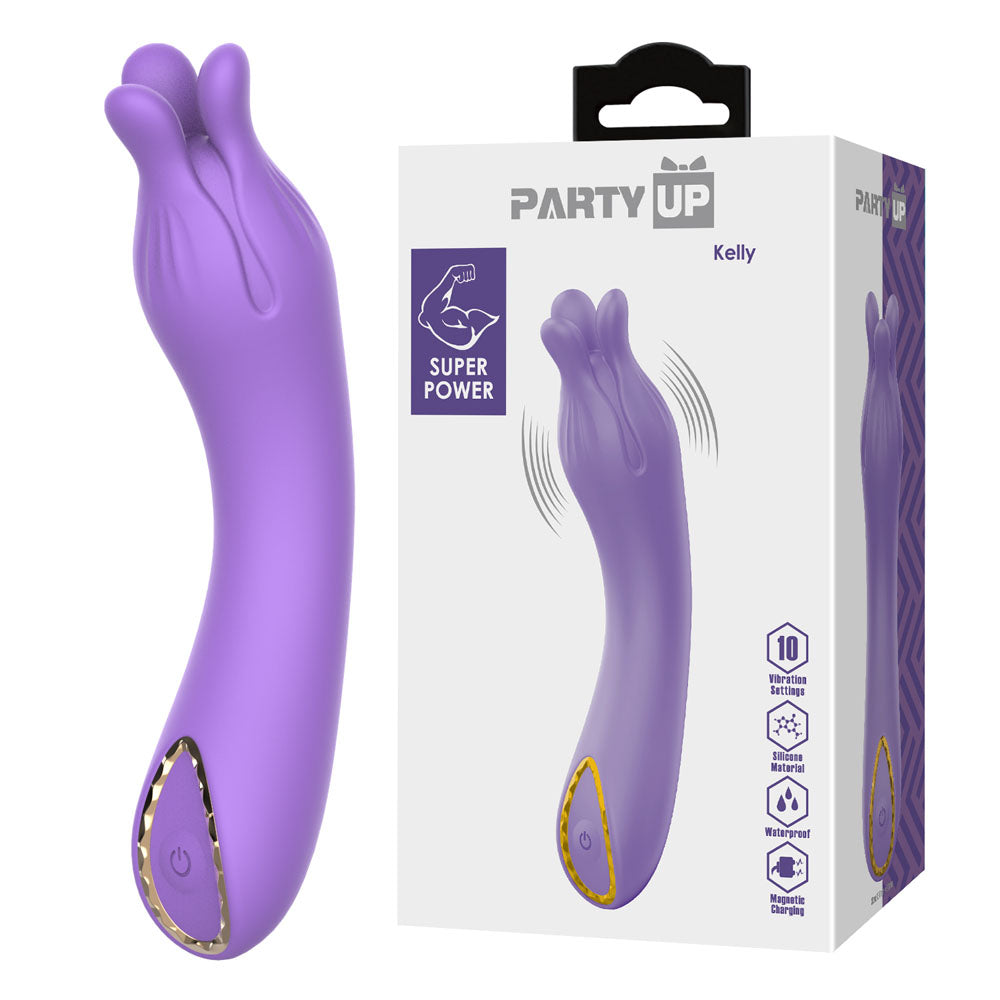 Party Up Kelly – USB Rechargeable 13.7 cm Vibrator