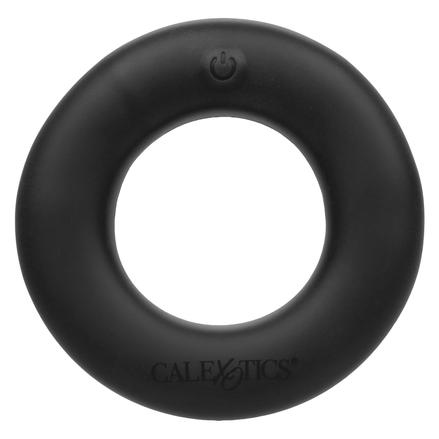Link Up Optimum Black Dual-Density Silicone Vibrating Enhancer and Ultra-Soft Textured Support Ring