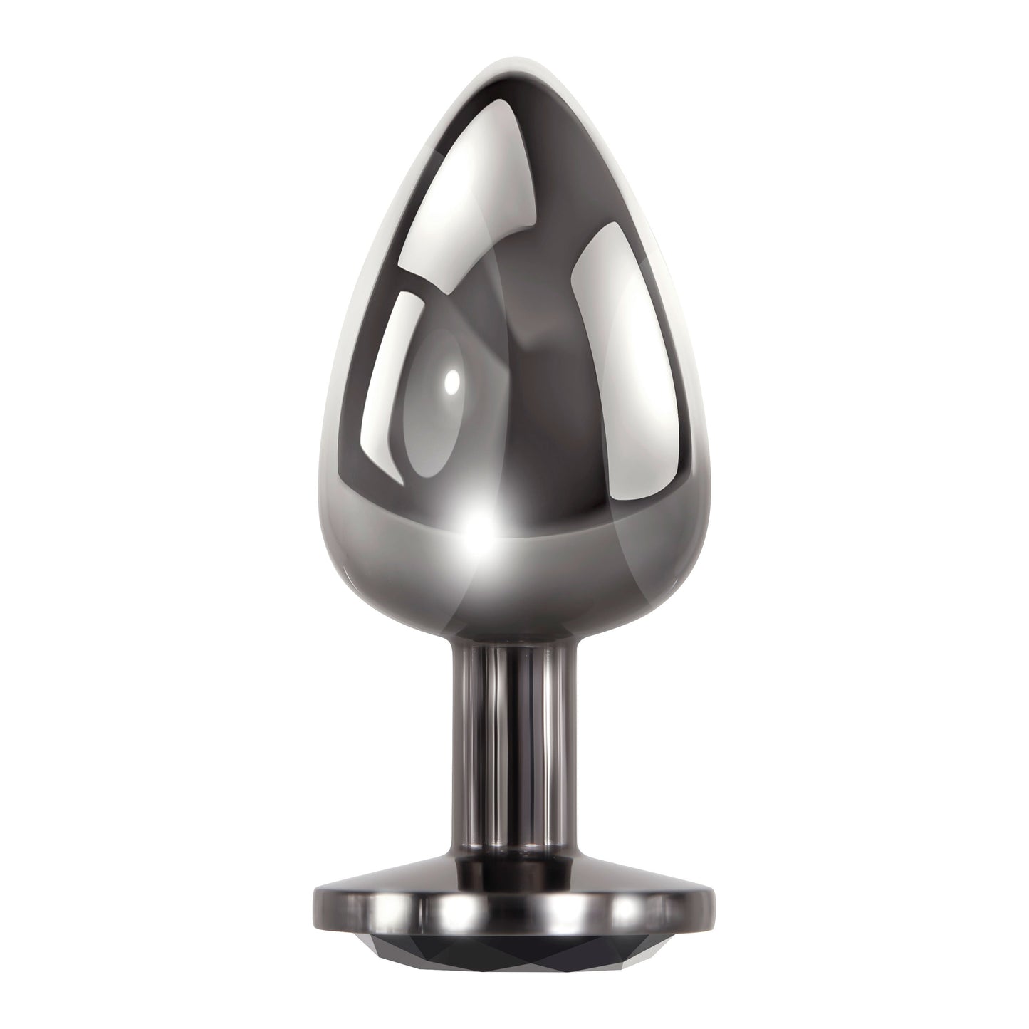 Evolved Black Gem Anal Plug Set – Metal Anal Plug Set