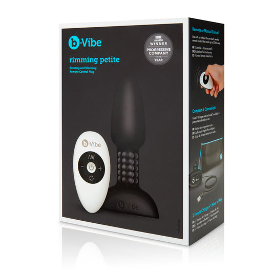 b-Vibe Rimming Petite – Rotating Beads Anal Plug > Anal Range > Vibrating Butt Plugs