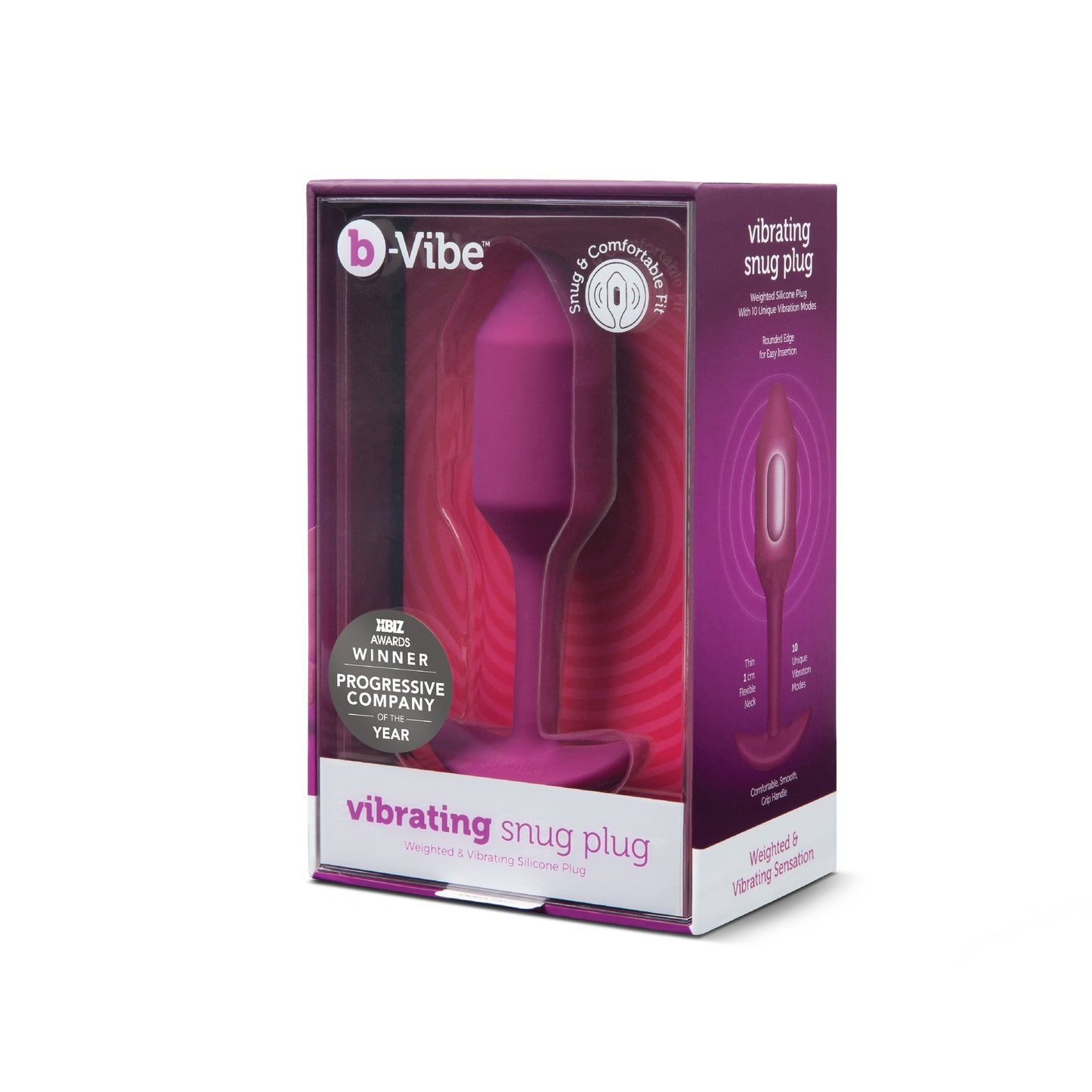 b-Vibe Vibrating Snug Plug Medium (Rose) – Butt Plug