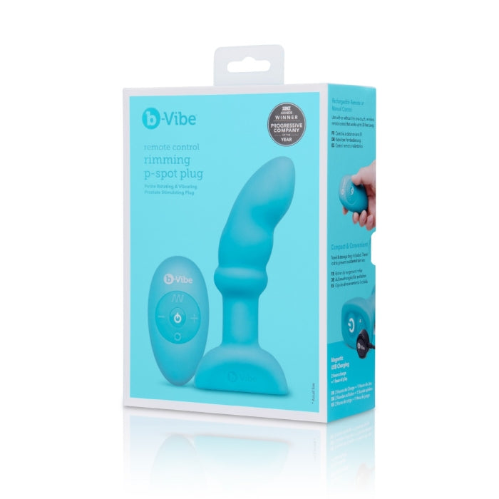 b-Vibe Remote Control Rimming P-Spot Plug – Remote-Controlled Butt Plug