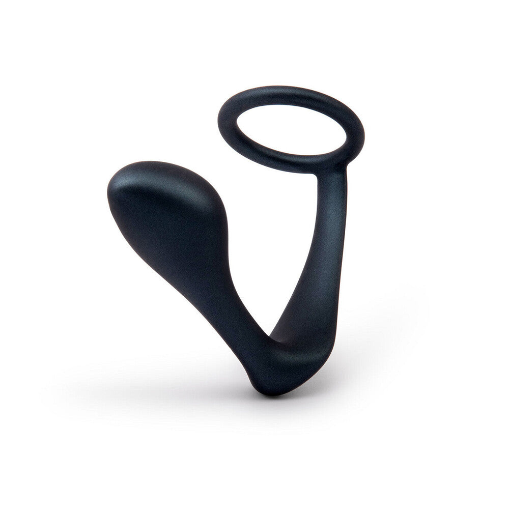 b-Vibe Ringer (Black) – Adjustable Cock Ring and Plug