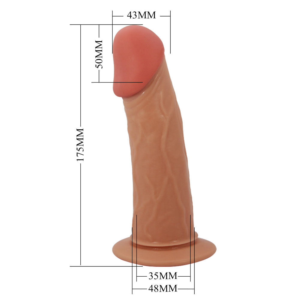 Party Up Nathan Hollow Strap-On 17.5 cm 7" Inch