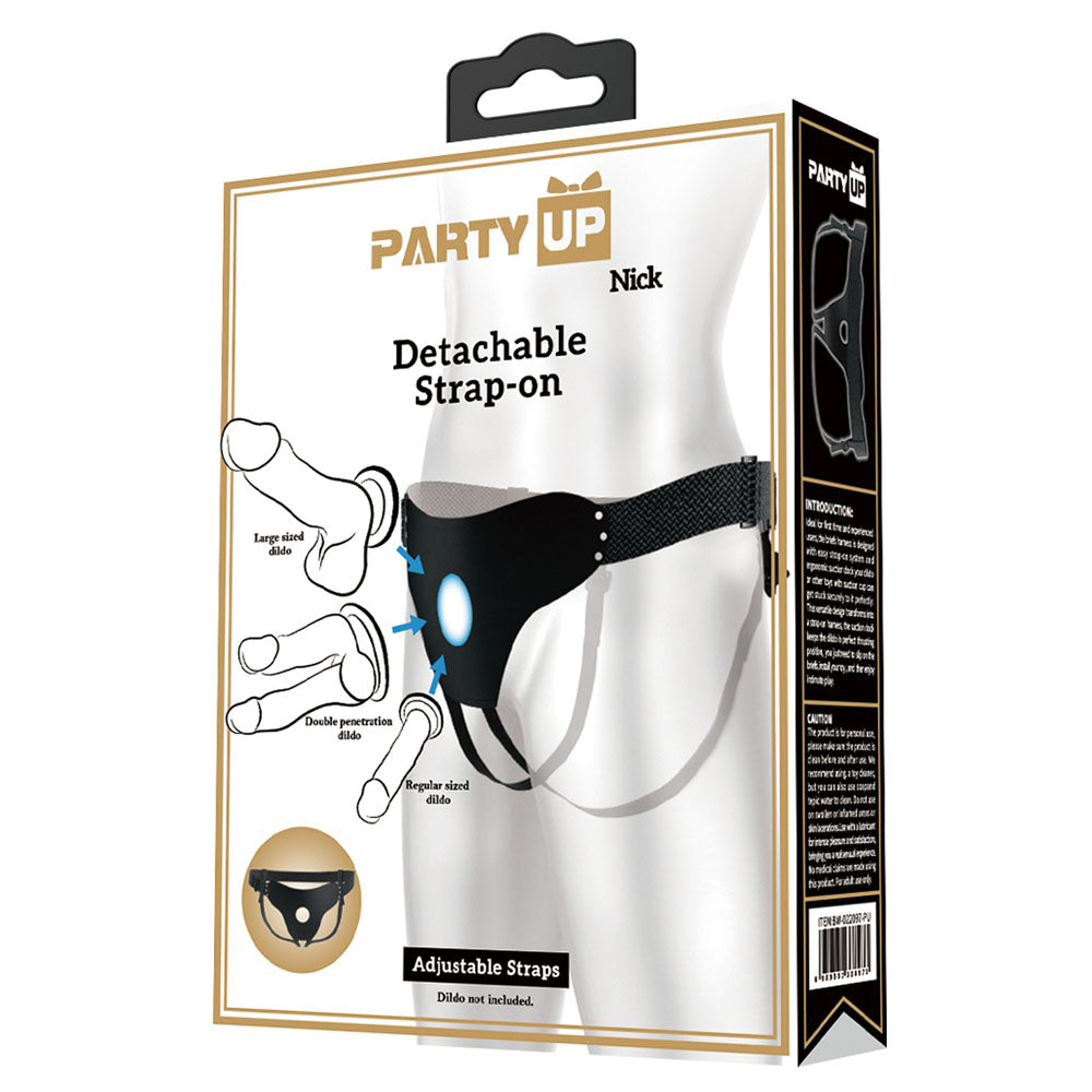 Party Up Nick Strap-On Harness – Adjustable Strap-On Harness