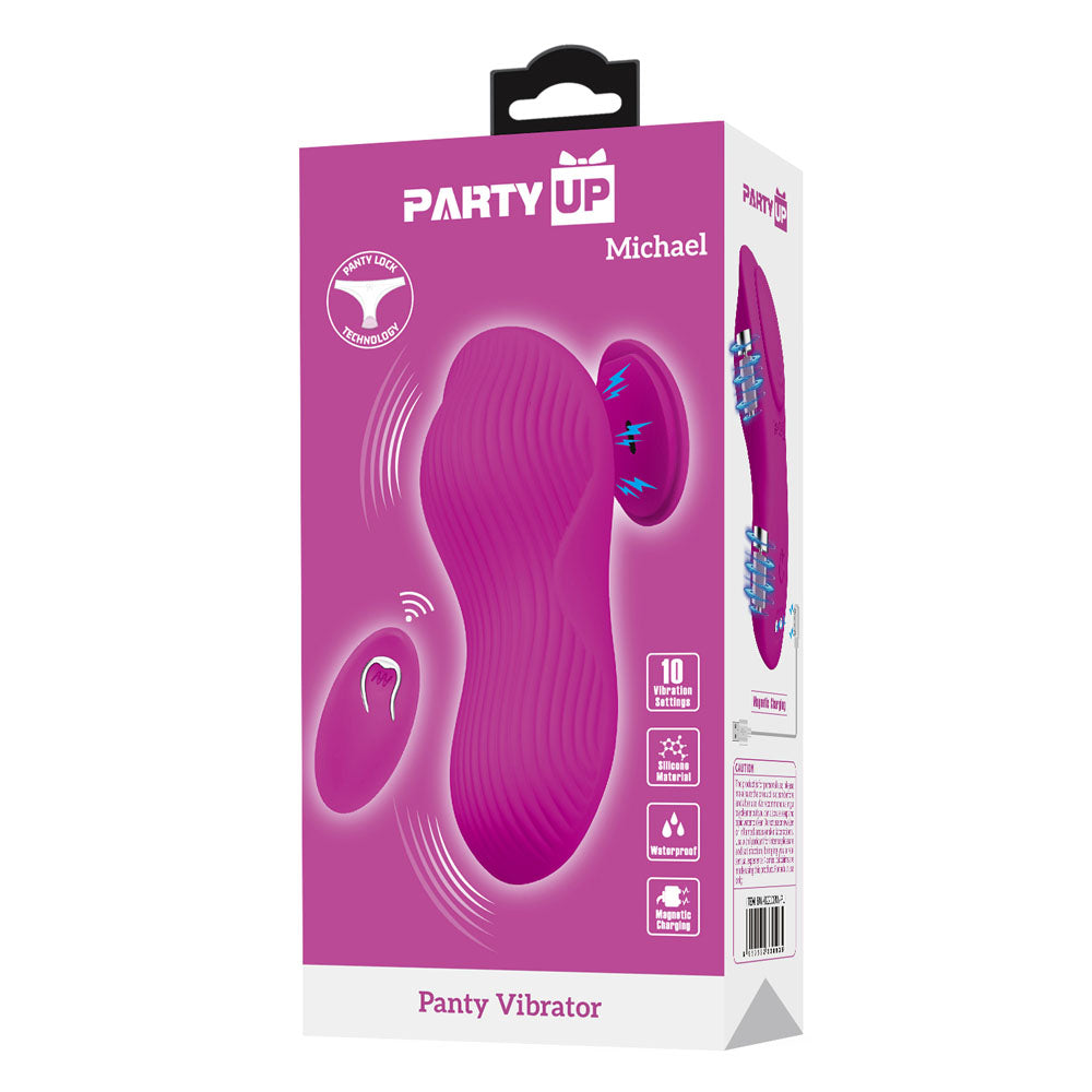 Party Up Michael Panty Vibe Panty Vibrator with Wireless Remote Control