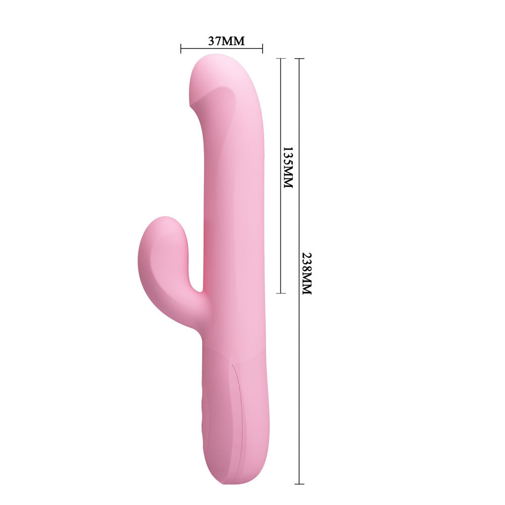 Party Up Dean Wavy Rotation Vibe 23.8 cm Rotating Rabbit Vibrator