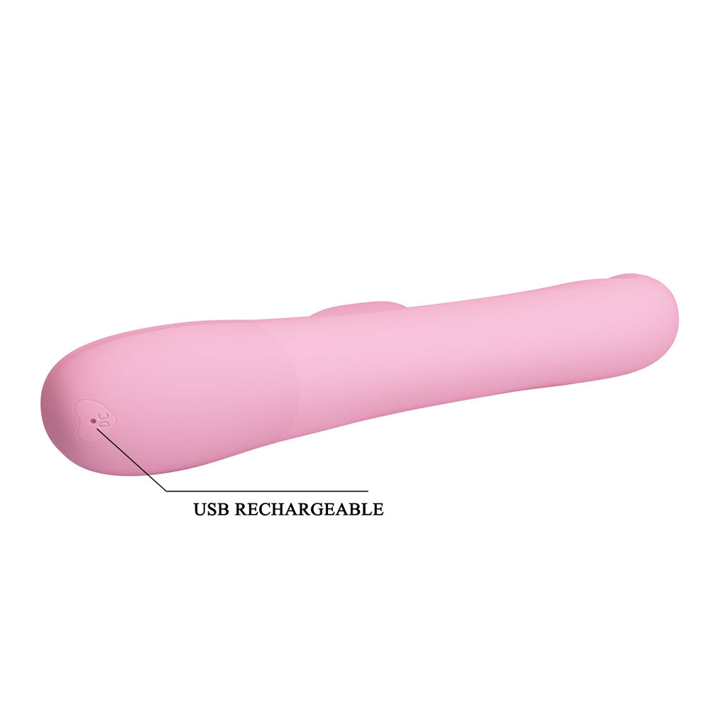Party Up Dean Wavy Rotation Vibe 23.8 cm Rotating Rabbit Vibrator