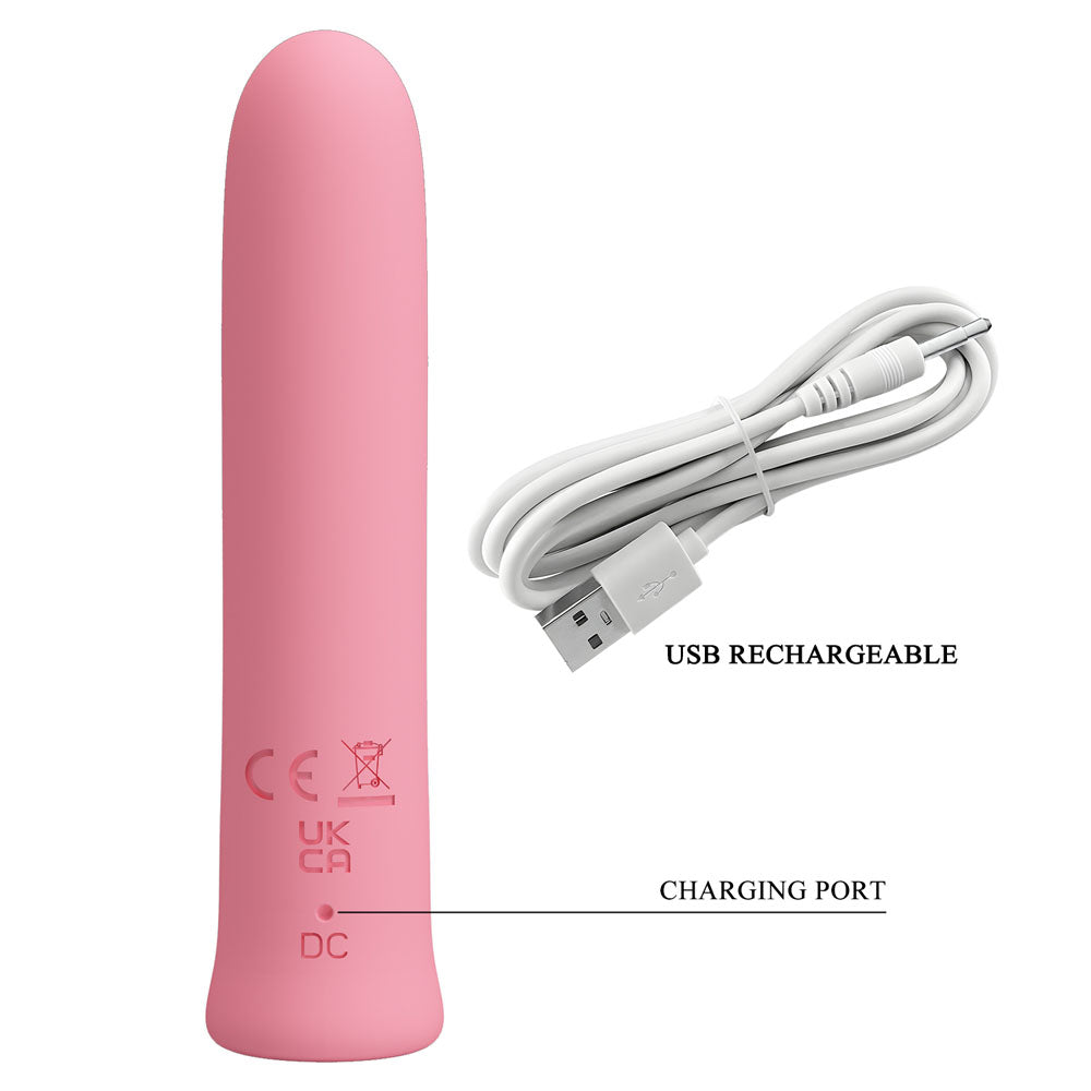 Party Up Edison (Black) – USB Rechargeable 10.3 cm Bullet Vibrator