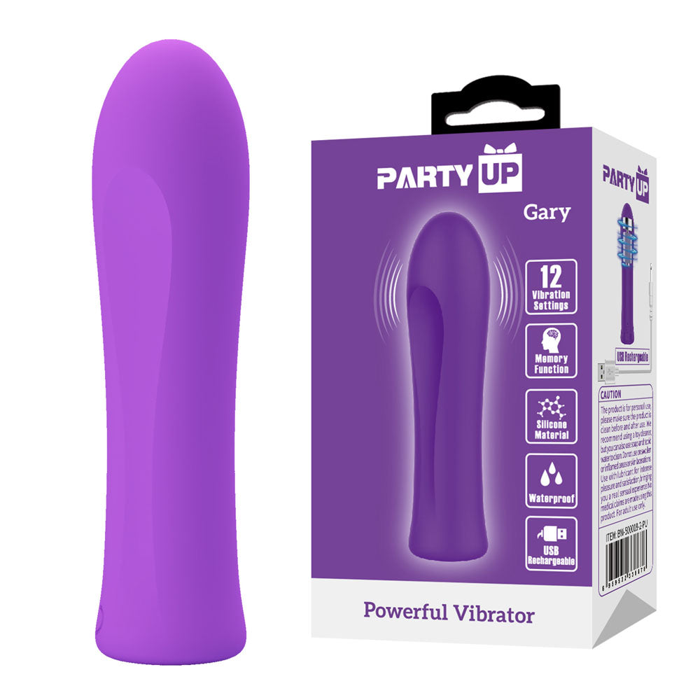 Party Up Gary – USB Rechargeable 10.2 cm Bullet Vibrator