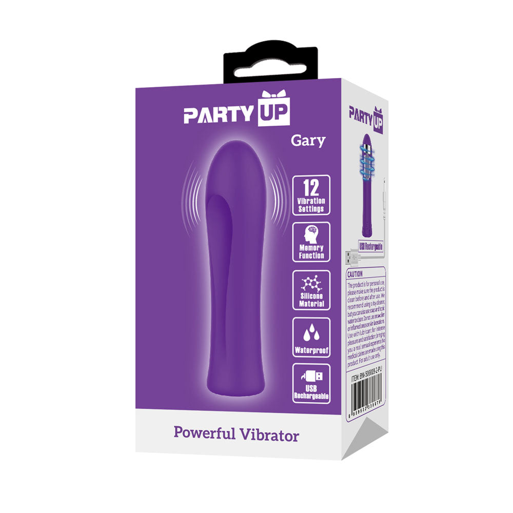 Party Up Gary – USB Rechargeable 10.2 cm Bullet Vibrator