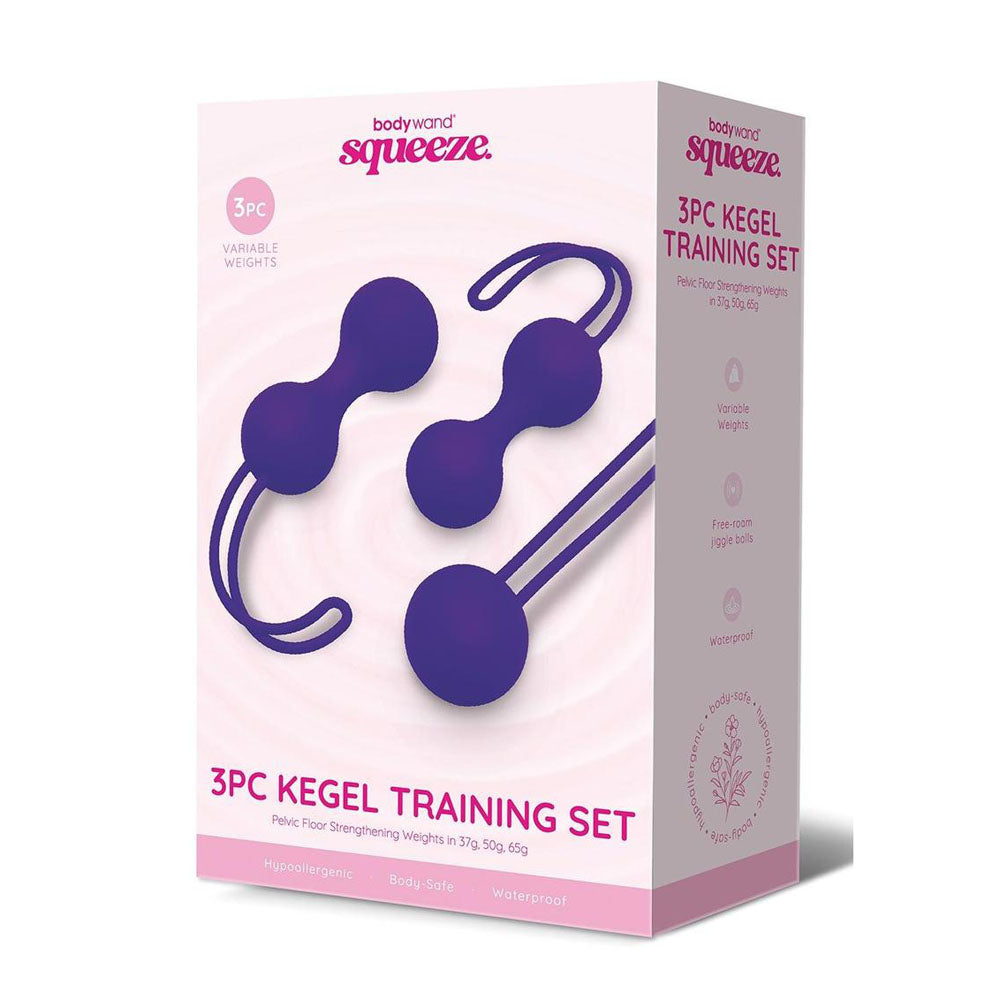 Bodywand Squeeze 3 Piece Weighted Kegel Training Set