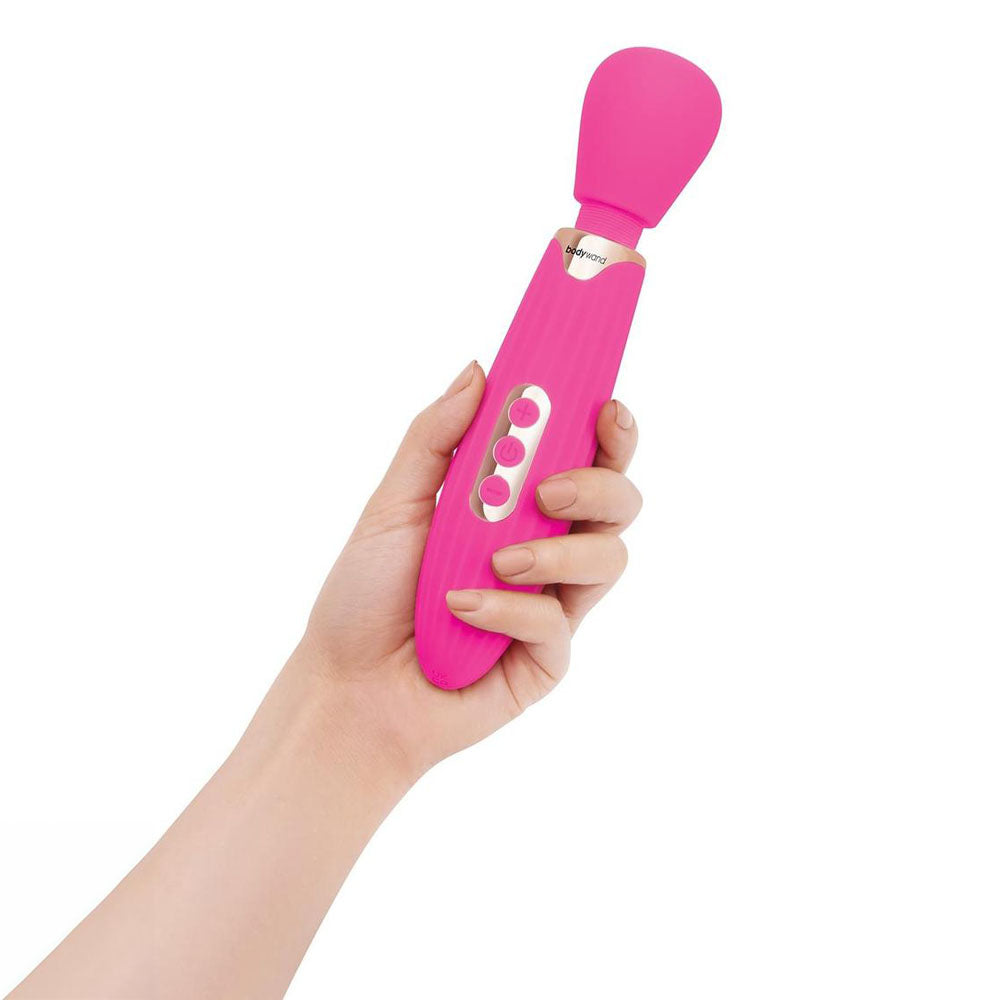 Bodywand Rumble Wand (Black) – USB Rechargeable 8 Inch Powerful Massage Wand
