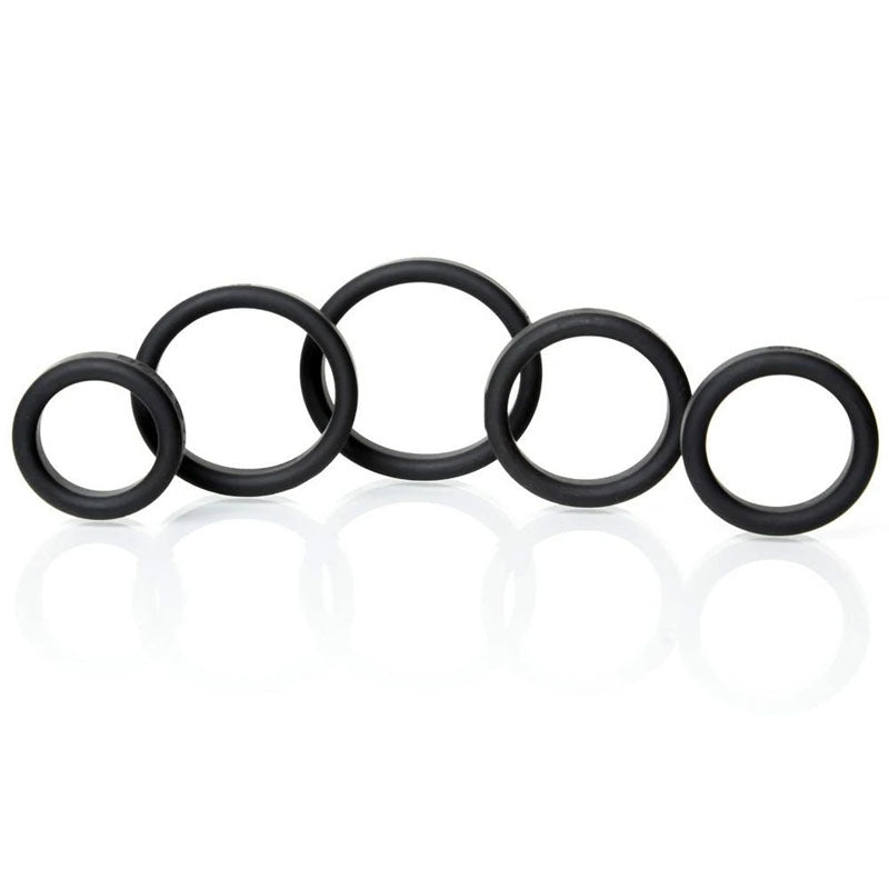 Boneyard Silicone Ring Five Piece Kit Black