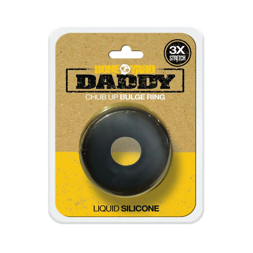 Daddy Silicone Ring Black with 3.0cm Inner Diameter
