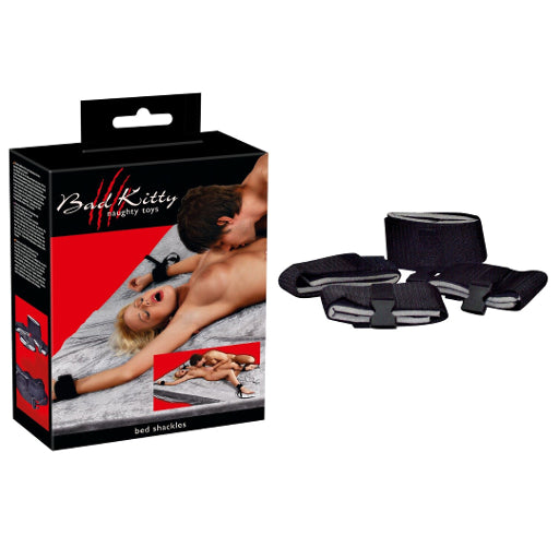 Bad Kitty Bed Shackles Set with Adjustable Colorful Straps