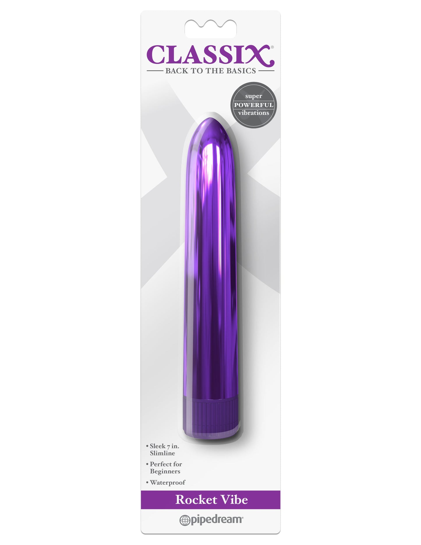 Classix Metallic Rocket Vibe – 7 Inch Vibrator