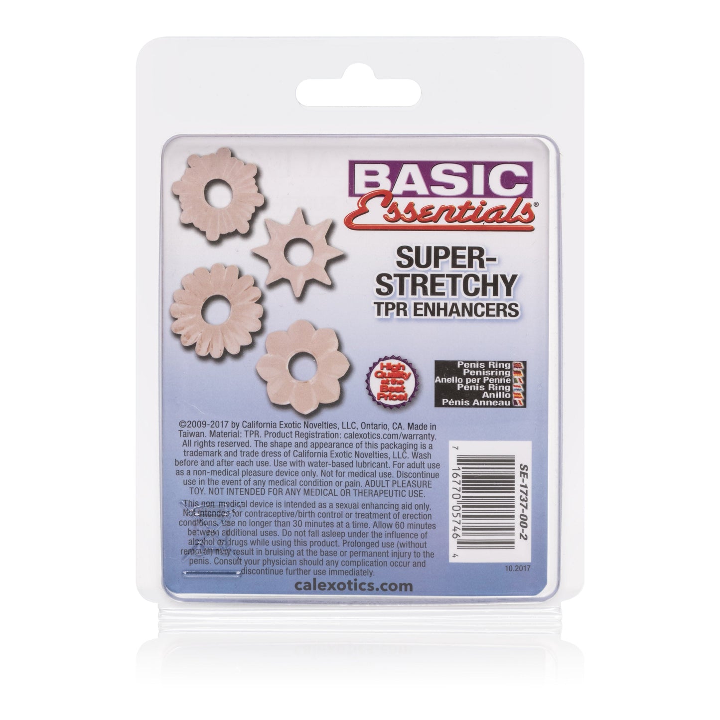 Basic Essentials Super Stretchy TPR Enhancer Sleeves – Set of Four Sleeve Enhancers
