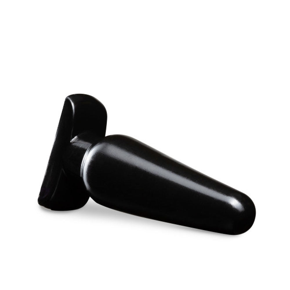 Basic Large Black Anal Plug for Comfortable Intimate Adventures
