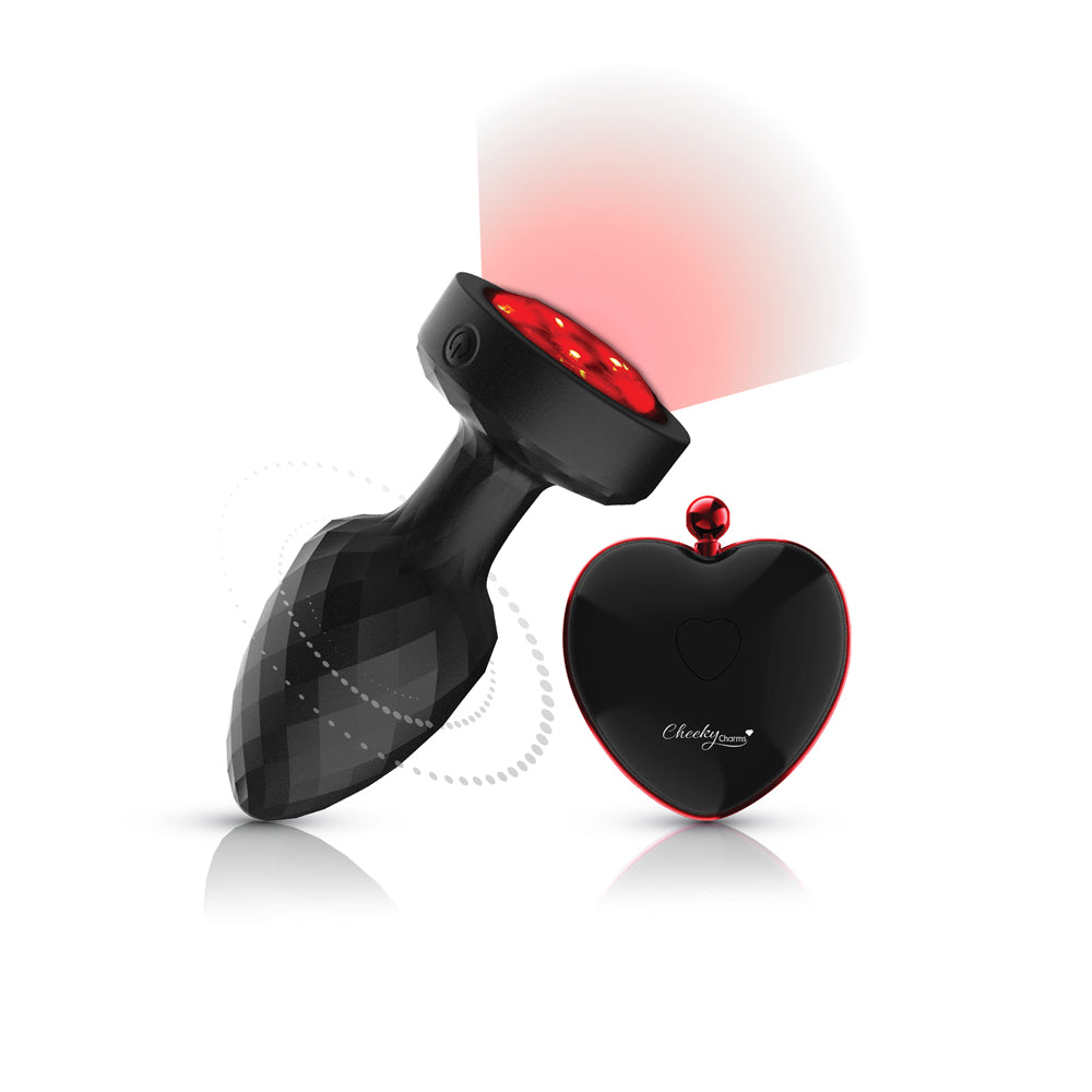 Cheeky Charms Twila – Light-Up Rotating Vibrating Anal Plug with Remote
