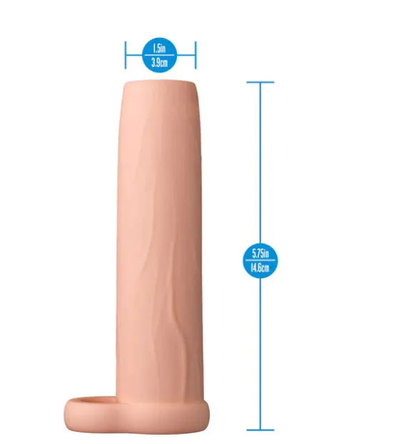 Performance 5.75 Inch Enhancement Sleeve – Flexible Penis Sleeve