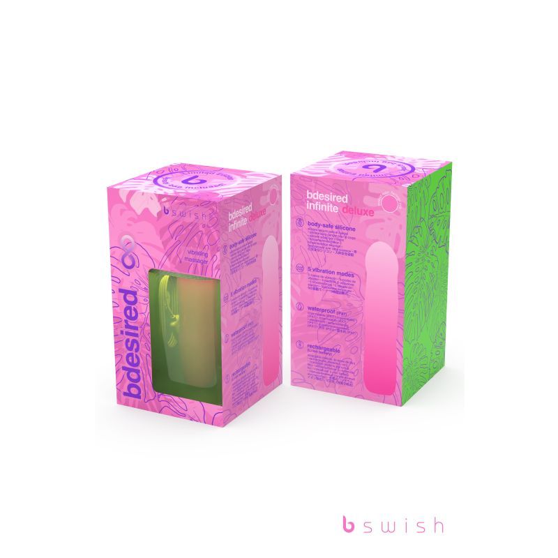 Bdesired Infinite Deluxe Flamingo Pink 7 Inch