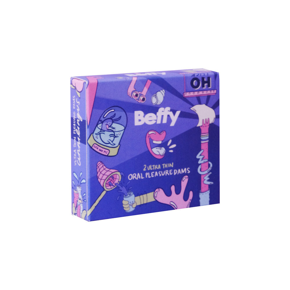 Beffy Ultra Thin Oral Pleasure Dams 2 Pieces – Protective Oral Dams