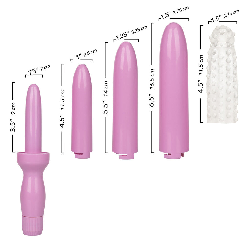 Dr. Laura Berman Intimate Basics Dilator Set – Body Safe ABS Vibrating Massager Dilator Set