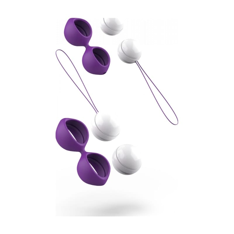 Bfit Classic Purple Love Balls Kegel Weights 28g to 38g
