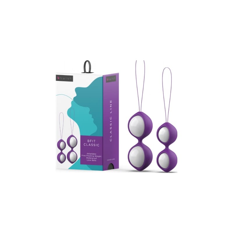 Bfit Classic Purple Love Balls Kegel Weights 28g to 38g