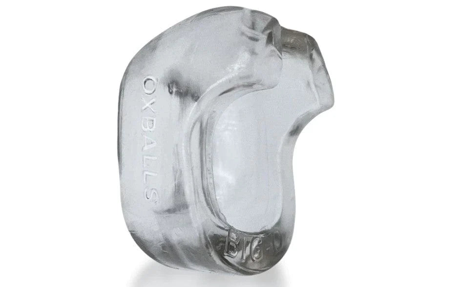 Big D Shaft Grip Cock Ring Clear