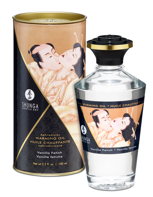 Aphrodisiac Vanilla Warming Oil – Sensation Enhancer Oil 3.5 Fl Oz