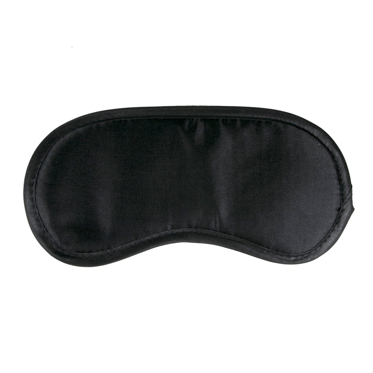 Black Satin Eye Mask for Sensory Deprivation and Intimacy