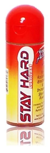 Body Action Stay Hard Water-Based Lubricant for Men 2 oz