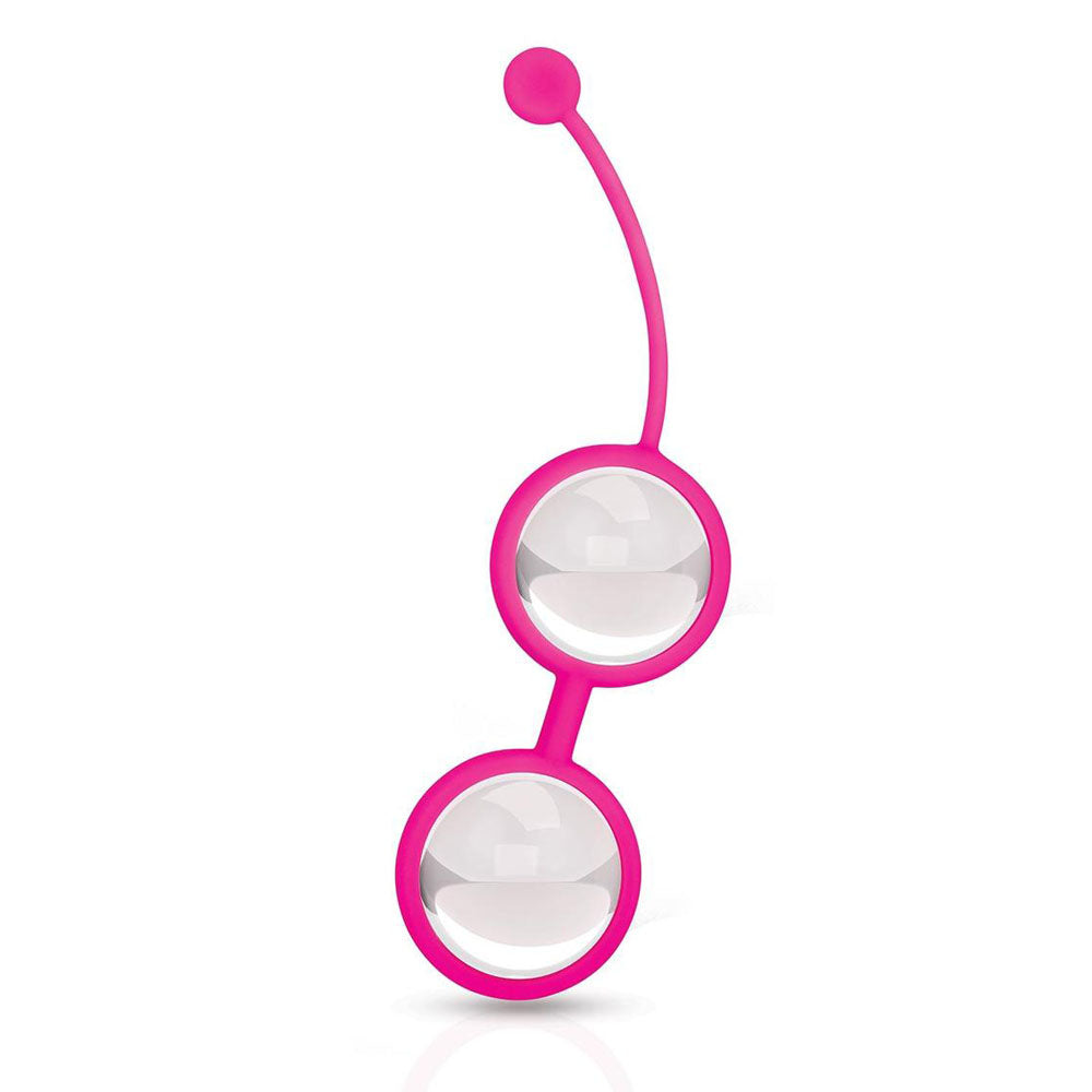 Bodywand Squeeze Crystal Kegel Toner Glass Weighted Kegel Balls Set