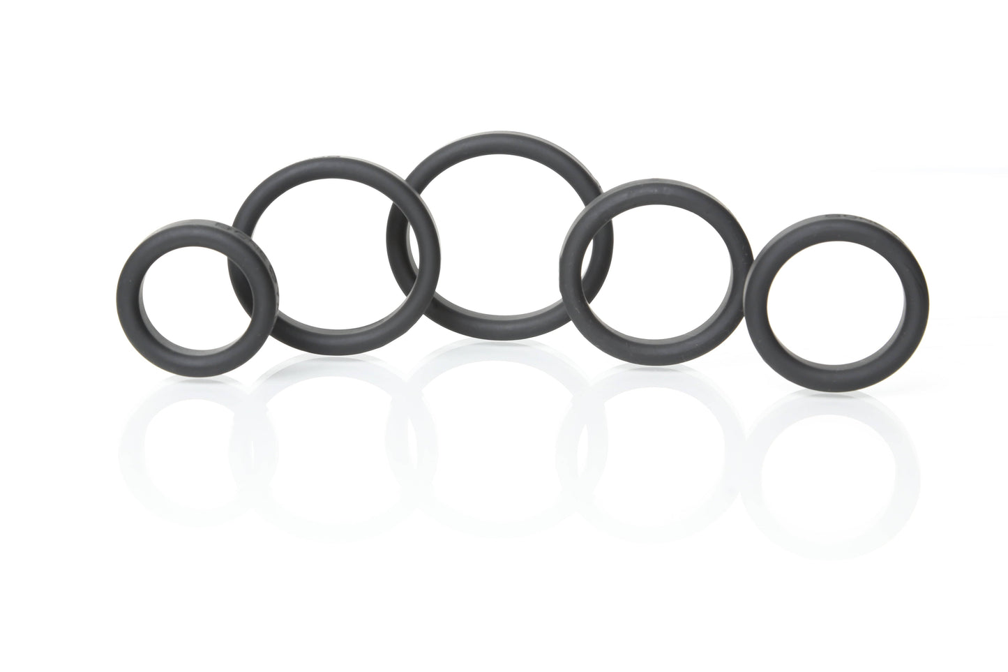 Boneyard Silicone Ring Five Piece Kit Black
