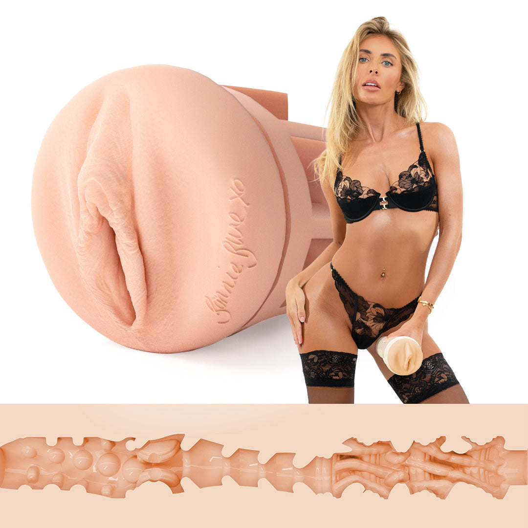 Fleshlight - Girls - Bonnie Blue 1K: Custom Pussy Masturbator 🩷 JoyfulPink.com Male Masturbators > Pocket Strokers
