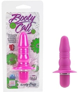 Booty Call Booty Buzz Pink Premium Silicone 3 Inch Vibrating Probe with 10 Pleasure Settings