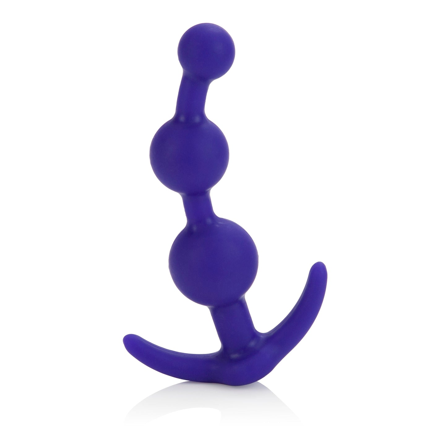 Booty Call Purple Silicone 4.75" Anal Beads with Easy Pull Handle