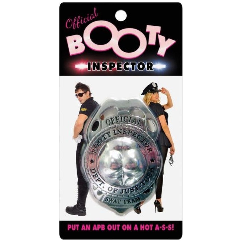 Booty Inspector Badge – Fun Party Accessory Badge