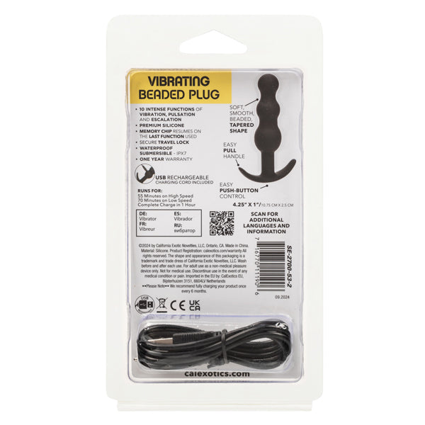 Boundless Vibrating X5 Beaded Curve Plug