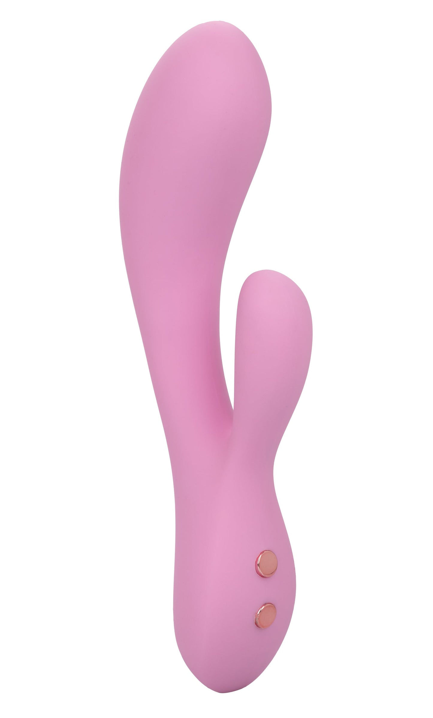 Contour Zoie Pink Flexible Dual Massager with 10 Vibration Functions and Silicone Design
