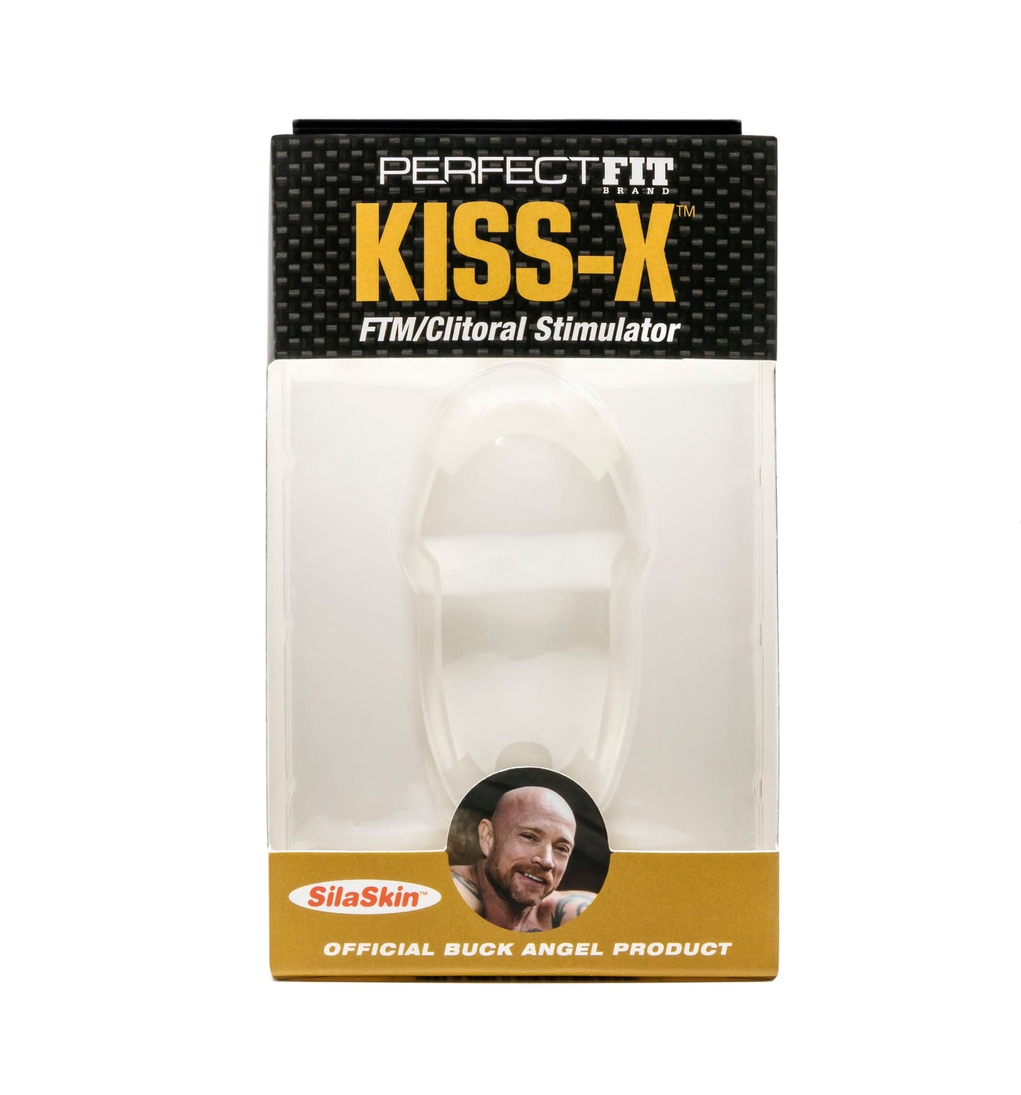Buck Angel KissX Clear Snug Fit Stroker for Transmen