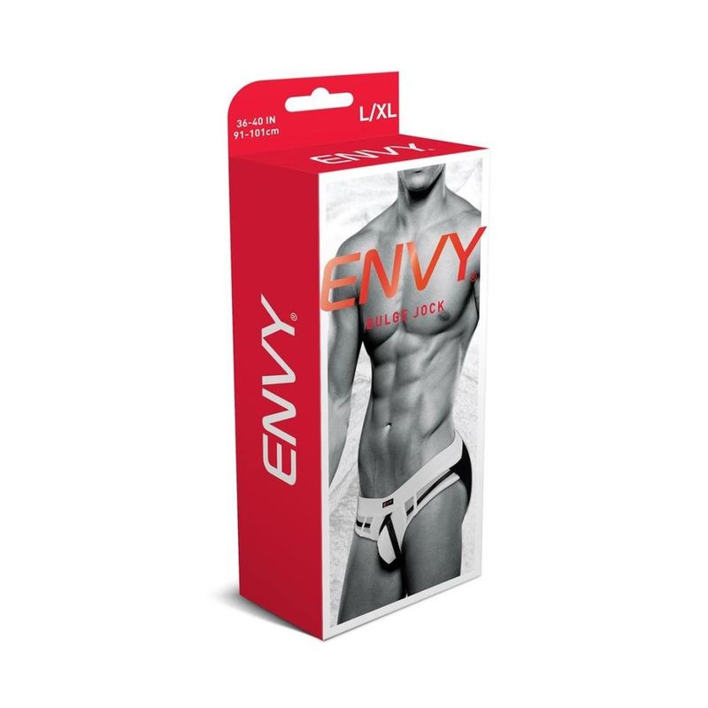 Bulge Jock Brief White